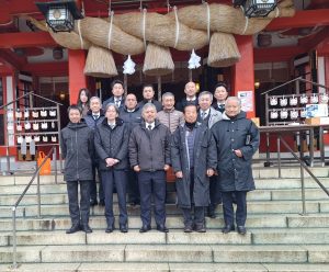 2026年の無事故・無災害を祈念し、太鼓谷稲成神社へ参拝いたしました